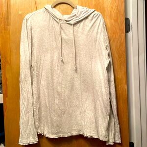 *** 3 / $12 *** Vince Heather gray 100% cotton lightweight hoodie men’s Large